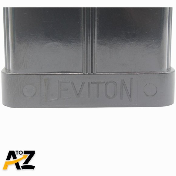 Vtg Leviton 5050 Black Range Receptacle Bakelite 3 Wire Surface Mounting 50 Amp - Picture 10 of 12